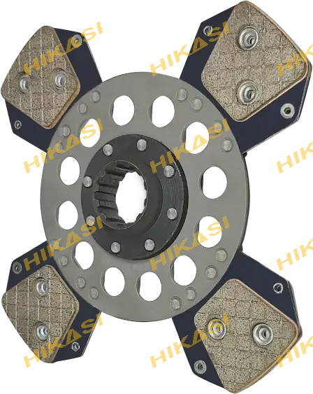 (HI-1444) CLUTCH PLATES, Preet (No Spr) (4 Fan) PTO(12T,11")