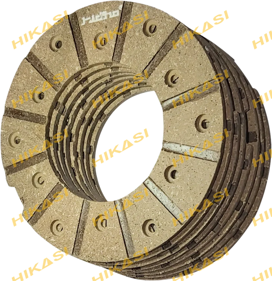 (HI-1142) DRY BRAKE LININGS, Swj 724, 735 (12 H,6.5")